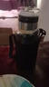 【送杯套】大容量加厚玻璃杯子便携杯茶水分离带杯套泡茶水杯 透明 1000ml吨吨桶 1只装 实拍图