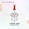 周大生长命富贵足银宝宝吊坠银锁长命锁带编绳宝宝婴儿周岁见面礼满月礼 实拍图