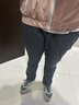 骆驼（CAMEL）速干透气运动裤女跑步休闲直筒梭织裤子 J25BAXLN072 鸽蓝 L 实拍图