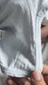贝瑞加（Babyprints）婴儿连体衣2件装新生儿纯棉内衣长袖四季爬服宝宝哈衣薄款 白蓝59 实拍图