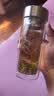富光双层玻璃杯 高硼硅玻璃泡茶杯子 茶水分离杯 带茶隔商务水杯男士 实拍图
