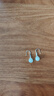 Qlady999足银和田玉耳环女气质高级感耳坠玉石耳饰母亲妈妈生日礼物 实拍图