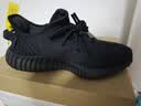 阿迪达斯YEEZY350黑玛瑙椰子透气青少年学生运动休闲鞋  37 实拍图