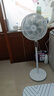 美的（Midea）【飓风节能】七叶柔风立式电风扇/家用轻音落地扇/台式小型风扇/大风力遥控定时摇头风扇 SAH35BSJ 实拍图