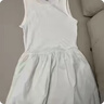 优衣库常规款女装拼接收腰连衣裙/无袖裙子百搭26春夏新款484887 00 白色 M 实拍图