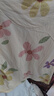 宜而爽【100%纯棉】女士睡衣女夏季V领短袖家居服套装送妈妈礼物 实拍图