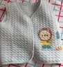 舒贝怡儿童马甲春季婴儿衣服背心男女宝宝坎肩马夹保暖外出上衣蓝90 实拍图