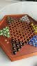 御圣 跳棋玻璃珠跳跳棋大号儿童益智早教启蒙游戏棋成人学生儿童礼物 六角形跳棋盘+【玻璃珠套装】 实拍图