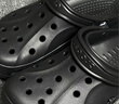 CROCS卡骆驰洞洞鞋贝雅洞洞鞋轻便运动鞋耐磨一脚蹬拖鞋休闲鞋|10126 黑色-001 43 (270mm) 实拍图