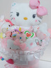 AWHAHelloKitty玩偶花束库洛米卡通毛绒玩偶花束生日礼物送女朋友 糖果色hellokitty玩偶花束+礼袋灯串 实拍图