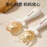 COOKSS婴儿勺子宝宝学吃饭弯弯训练勺叉子自主进食PPSU辅食勺餐具收纳盒 实拍图