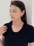 GiO珠宝 Akoya海水珍珠微笑项链18K金路路通锁骨链送女友 玫瑰色18K金 珍珠4-7.5mm 实拍图