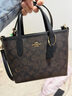 蔻驰（COACH）【品牌直供】奢侈品女包CITY牛皮革托特包黑CW032 送女友七夕礼物 实拍图