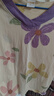 宜而爽【100%纯棉】女士睡衣女夏季V领短袖家居服套装送妈妈礼物 实拍图