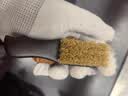鹿野山文玩刷子紫黑光檀木硬猪鬃硬毛刷橄榄核桃金刚菩提子清理保养工具 【小号凤尾款】软猪鬃 实拍图