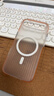猩球卫士高级感防指纹适用Apple/苹果17Air磁吸瓦楞手机壳iPhone Air超薄行李箱条纹保护套磨砂外壳橙 实拍图