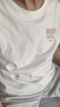 JEANSWEST LIFE真维斯短袖T恤男士纯棉透气夏季男女款半袖体恤青少年宽松五分袖A 实拍图
