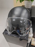 新日3C国标认证摩托电动车头盔男女四季通用骑行电瓶车半盔安全帽 混沌黑【高清短镜】 3C新国标A类 实拍图