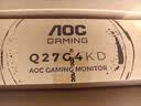 AOC 27英寸第四代QD-OLED 2K500Hz HDR500TrueBlack DP2.1硬件低蓝光TUV护眼游戏电竞显示器Q27G4KD 实拍图