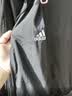 adidas三条纹休闲宽松连帽夹克薄外套女装春夏阿迪达斯官方轻运动 黑色/白   2XL 实拍图