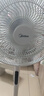 美的（Midea）【闪拆系列】一键闪电拆装直流变频家用语音电风扇一级能效轻音落地扇大风力卧室立式电扇SDJ30BC 实拍图