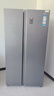 Haier【新品】海尔冰箱双开门对开门纤薄一级能效双变频风冷无霜干湿分储大容量家用智能电冰箱家电补贴 617升+黑金净化系统+90°开门悬停 实拍图