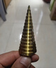 绿林宝塔钻头6件套装扩孔器开孔器阶梯钻头打孔锥形钻头打孔钢板金属 实拍图