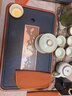 京东京造茶盘茶托 带排水功夫茶具茶台储水干泡蓦山仿乌金石胡桃纹-大号 实拍图