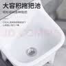 莱菲特（lfte）卫生间陶瓷洗拖把池阳台拖布槽家用台控大中小号拖布盆庭院墩布池 910手动下水 送货入户 实拍图