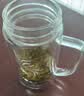 富光双层玻璃杯商务泡茶杯子大容量耐热办公水杯过滤带把银色320ml 实拍图