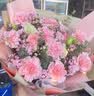 馨仪鲜花速递玫瑰向日葵康乃馨花束生日礼物全国同城配送 康乃馨玫瑰混搭花束 实拍图
