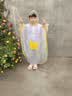 牧萌儿童雨衣男女童幼儿园宝宝防水雨披带书包位小童雨具 小黄鸭 L 实拍图