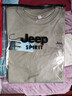 JEEP SPIRIT吉普纯棉3件装短袖T恤男夏季新款男士体恤衫半袖圆领宽松休闲上衣 雾霾蓝+铁灰+卡其 2XL （建议130-145斤） 实拍图