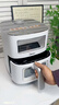 美的（Midea）【价保618】0氟新风炎烤空气炸锅家用 6.5L大容量多功能免翻面双可视空气炸锅蒸烤一体烤箱KZC6521 实拍图