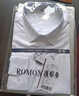 罗蒙（ROMON）短袖衬衫男士2026夏季凉感棉质上衣商务休闲正装白衬衣MQ21白色42 实拍图