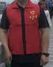 品之德 志愿者马甲 广告衫工作服装定做义工红色背心超市工作服 志愿者红色 XL  实拍图