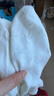 莫代尔【100%棉】袜子女白色纯棉春夏薄款花边短袜女月子棉袜运动船袜女 晒单实拍图