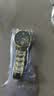 自动机芯指针式高档商务休闲夜光防水手表男款镂空非机械表 【日历款】渐金黑面 实拍图