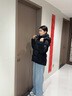 波司登（BOSIDENG）反季羽绒服【小蛮腰】90绒商场同款女90绒可脱卸帽显瘦保暖外套 黑色|8056 S 160/84A 体重约100-110斤 实拍图