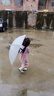羚特水裤赶海连体裤涉水服儿童玩水下水裤防水雨靴一体-普通粉-24码 实拍图