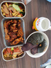 小熊（Bear）电热饭盒加热饭盒热饭神器上班族双层304不锈钢办公室电加热饭盒DFH-G16W7 实拍图