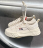 斐乐（FILA）岩行帆布鞋丨帆布鞋26夏季男女鞋情侣FOSSO 1+透气小白鞋休闲鞋 奶白/初雪白-GA 38 实拍图