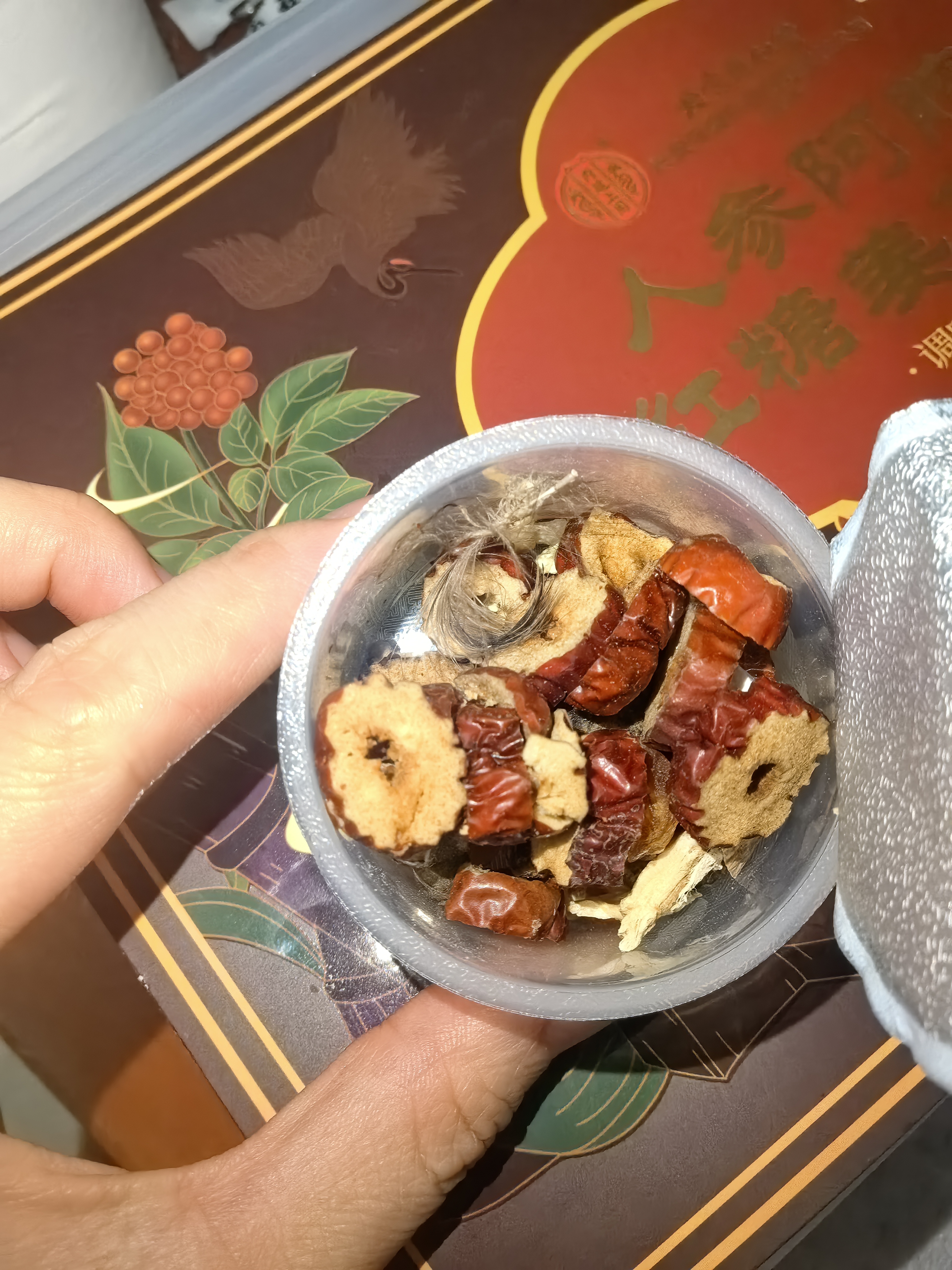 同仁堂（TRT）阿胶人参红糖姜枣茶红糖姜茶大姨妈补气血送女友女神节送礼物480g 实拍图