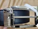 万宝龙（MONTBLANC）【双11】针式带扣黑色单面腰带皮带 3.5cm 114435 礼物 实拍图