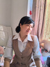 珍尚银中国黄金和田玉耳钉女轻奢高级感2026新款S925送女友妈妈生日礼物 实拍图