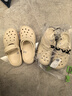 卡骆驰（CROCS）贝雅云彩女士洞洞鞋休闲鞋|208186 冬日白-11S   36 /37(230mm) 实拍图