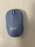 罗技（Logitech）M221 轻音鼠标 无线鼠标 办公鼠标 对称鼠标 带无线微型接收器 雾霭蓝 实拍图