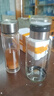 【送杯套】大容量加厚玻璃杯子便携杯茶水分离带杯套泡茶水杯 透明 1000ml吨吨桶 1只装 实拍图