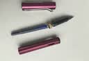 LAMY【七夕礼物】凌美恒星Al-star系列钢笔墨水笔（进口环保灰盒-无吸墨器） 紫红色EF尖 实拍图
