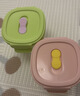 babycare婴儿辅食盒玻璃宝宝辅食保鲜工具便携防漏蒸煮冷冻储存青+粉220ml 实拍图